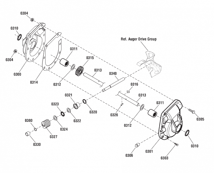10 РЕДУКТОР |СНЕГОУБОРЩИК CHAMPION ST1074BS
