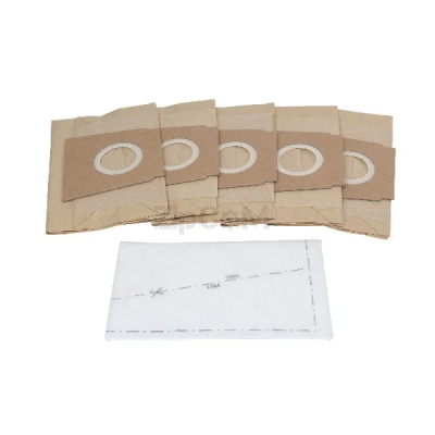 Комплект мешков бумажных (5 шт) Type A/B/C + фильтр мотора BBZ51AFABC для пылесоса Bosch 00461410